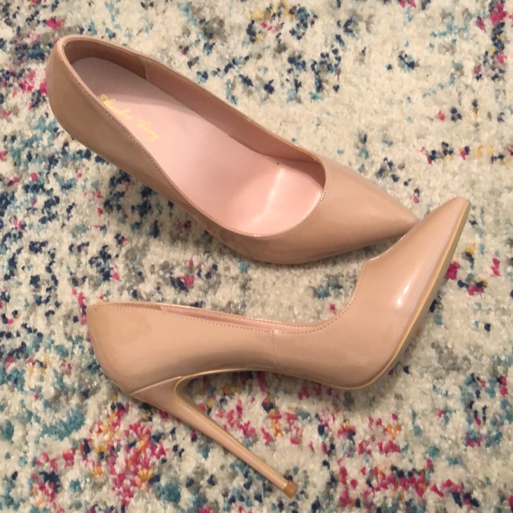 NWT blush stilettos